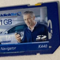 Zum Verkauf steht eine SD-Karte für das Klicktel Navigator K440 Navigationsgerät. Der Verkauf erfolgt unter Ausschluss jeglicher Gewährleistung Privatverkauf keine Rücknahme, keine Garantie und kein Umtausch..Für den Versand sind 2€ extra zu bezahlen.