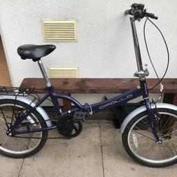 Folding push bike in perfect working condition apart from a few spots of rust.