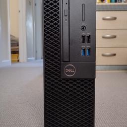 Dell OptiPlex 3070 Small Form Factor (SFF) Windows 11 PC
Intel Core i5-9500 3.00GHz, Max Turbo Frequency 4.40 GHz, Total Cores: 6, Total Threads: 6, 9th Generation Processor
8GB RAM
256GB Sold State Drive (SSD)
Small Form Factor (SFF) PC
Genuine Windows 11 Professional
4 SS USB ports
4 USB ports
1 Display port
1 HDMI port
Network port
DVD Drive

Comes complete with a new keyboard, mouse and power cable.

Brand new, proven by the screenshot of the power on hours. Well looked after and working condition.
