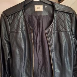 pimkie  pu leather black jacket fit size 8
Great condition