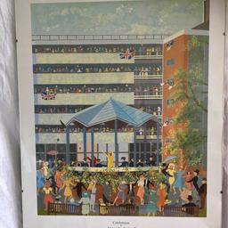 ASCOT RACECOURSE PRINT “Celebration” By Alexandra Cotterell. Picture of the old bandstand at Ascot Published by J. Manley 1990. Dimensions 50cm x 40cm Hard backed with fixings.
COLLECTION from Shirley, Croydon, South London CR0 8BB
Can be delivered locally within 10miles for agreed fee but outside London Congestion Zone.