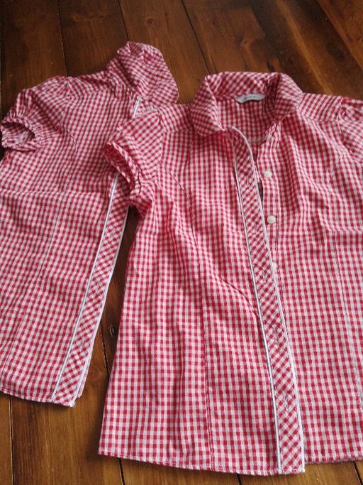 Buy & Sell West Midlands Sandwell - Photos for 2x gingham tops 11/12