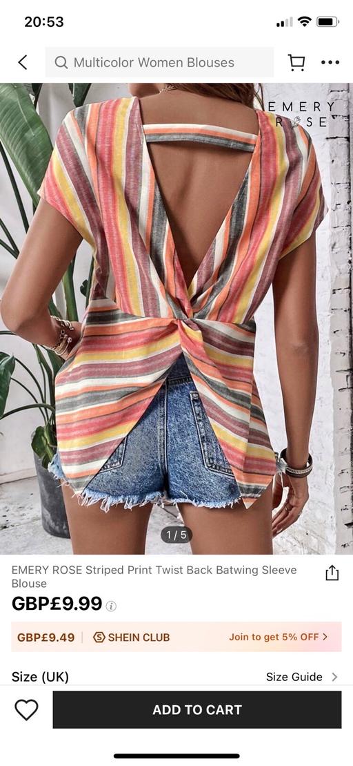 Buy & Sell West London Hounslow - Photos for Brand new Shein twist back blouse