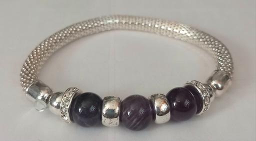 Buy & Sell Merseyside Liverpool - Photos for silver plated semi precious amythest bracelet