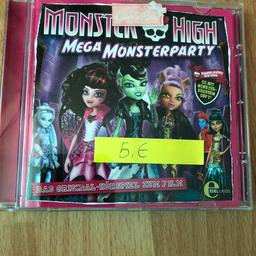 Monster high cd Original-Hörspiel zum Film,
Die sind noch im einem sehr gutem Zustand
5€

Privatverkauf, daher Umtausch, Rücknahme und Garantie ausgeschlossen!!

Bitte beachten sie die sind nur für selbst Abholen!!

( KEIN VERSAND!!!)

Mit freundlichen Grüßen