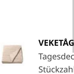 Wunderschöne Tagesdecke von Ikea in beige
Leider muss ich es verkaufen weil es zum neuem Bett passt Bett Maße waren 200/220 hat super gepasst neu preis 70€