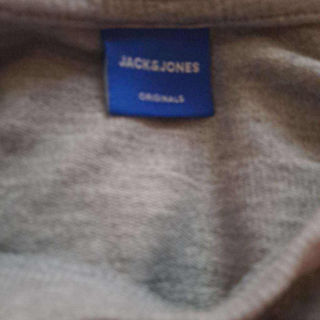Jack and Jones original long sleeve sweatshirt in grey