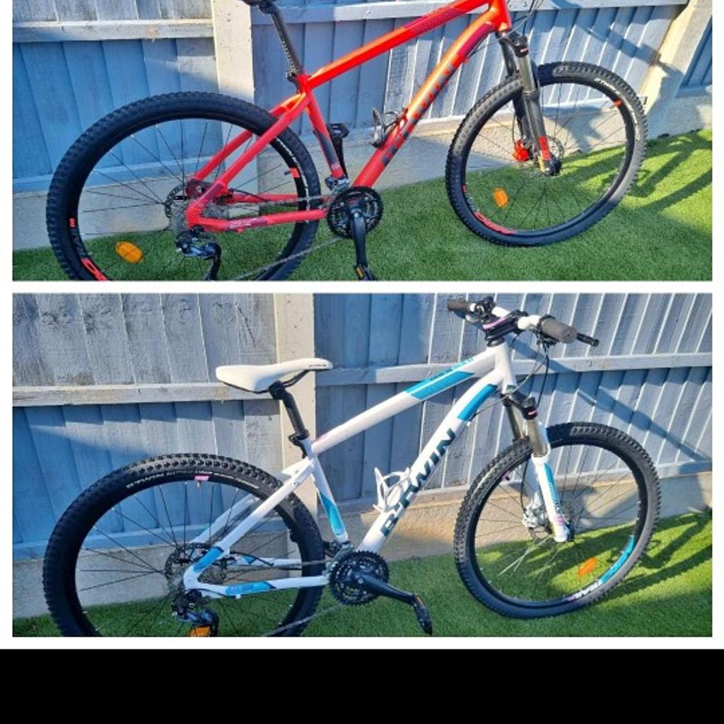 2 BTwin Rockrider 540 Mountain Bikes for Sale in WA1 Warrington for £