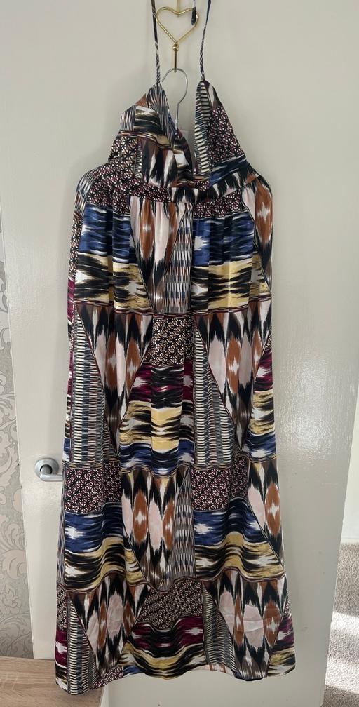 Buy & Sell South West London West Brompton - South West London - Photos for H&M CAMI HALTER NECK SATIN MAXI DRESS