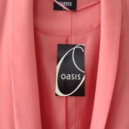 Coral colour soft material blazer from Oasis,
Size 8, new with tag.
Collection only....M22 area