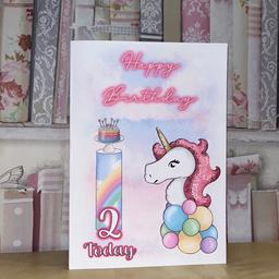 Personalised birthday cards

You can request your own too