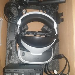 Hallo, ich verkaufe hier meine oben abgebildete PlayStation 4 PS4 VR Brille inklusive Kamera (V2 Version) und allem Zubehör.

Das wurde alles neu gekauft und nur wenige male benutzt, deshalb ist alles noch fast neuwertig und absolut sauber.

Bei den Kopfhörern wurden sogar die Gummis erneuert.

• PlayStation 4 VR Brille (V2)
• Original Kopfhörer für die VR Brille
• PlayStation 4 Kamera Halterung
• PlayStation 4 Kamera (V2)
• PlayStation 4 Datenübertragungs Box
• Stromkabel, HDMI-Kabel und USB Ladekabel

PS5 Adapter kostet +15€

Da es sich hierbei um einen Privatverkauf handelt ist jegliche Art von Rücknahme oder Garantie ausgeschlossen.

Viele weitere Sachen wie Spiele, Konsolen/Zubehör verfügbar da ich meine Sammlung gerne auflösen möchte, bei Fragen oder Interesse gerne melden !