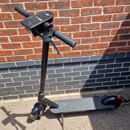 Nearly new Bird E-Scooter. Only done 100 miles (as shown in 4th photo).

Full working order.

Buyer to collect.

RM15 South Ockendon. Essex.

Bought for £400. 

*Cash Only* on collection.

**I will not enter into private chat/exchange phone numbers/emails etc. All communications are done via this app**

SPECS

Battery - 36V

Battery charge time - 12 hours.

Range on full charge - up to 30 miles.

Top speed - 18 mph.

Hill grade - 15%.

Connectivity - Bluetooth and cellular.

App - Android and iOS.

Anti-theft - GPS Enabled.

Lock - Digital security.

Lights - Automatic front and rear lights 30-40 lumens.

Braking - Regenerative front motor brake, rear drum brake.

Wheels - 9" semi solid pneumatic.

Neck - Durable and fixed.

IP34 Water resistant.

Weight limit - 220 lbs.

Comes with power supply unit and charging cable.

DIMENSIONS

Length - 43.2"

Width - 18.25"

Height - 46.80"