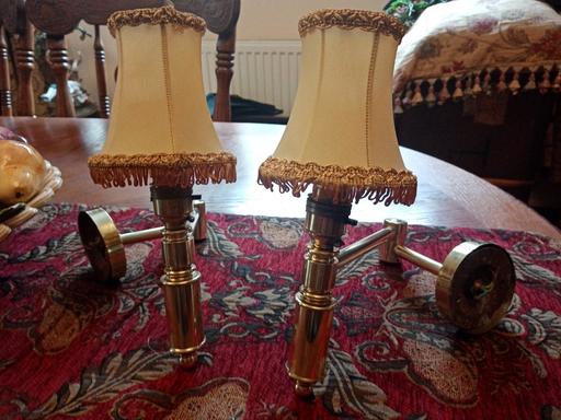 Buy & Sell West Midlands Dudley - Photos for Solid brass adjustable wall lights**REDUCED *