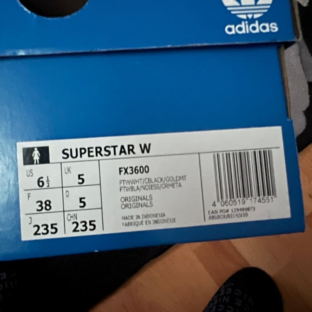 Brand new in box size uk5 trainer from adidas.