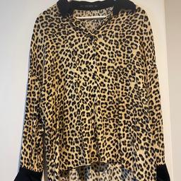 Zara Leoparden Damen Bluse / Größe M/ keine Mängel / selten getragen / maße siehe Foto/ Neupreis 49,90€