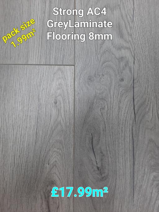 Buy & Sell Hertfordshire Broxbourne - Photos for Grey Oak EXTRA STRONG Laminate flooring AC4