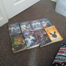 Harry potter books and dvd bundle 

4x books
4 Dvds( each have 2x cds insides)

dvds in good condition 
books are in fair condition

collection welcome from Erdington b23