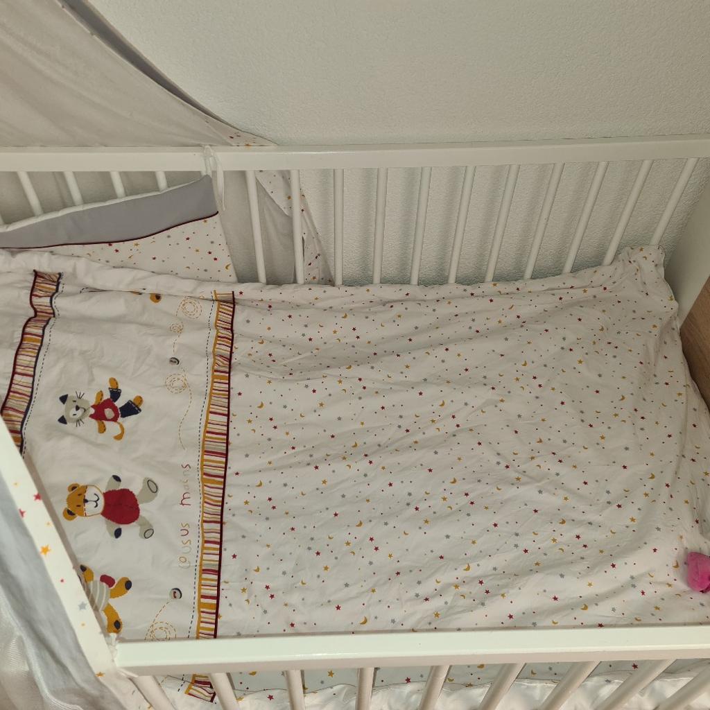 Baby Kinderbett Komplett Set Babybett Bett. Meine Tochter hat zwei mal im Kinderbett geschlafen wie neu