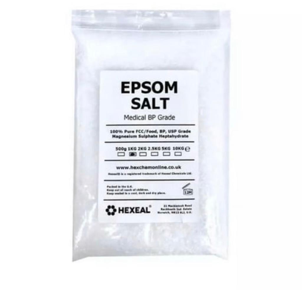 BRAND NEW / SEALED 1KG EPSOM SALT | Medical BP / Food Grade | Magnesium Sulphate | HEXEAL

Cash on collection from Ladbroke Grove, W10

Any questions please ask

All my items come from a clean, pet and smoke free home

Please see my other listings...