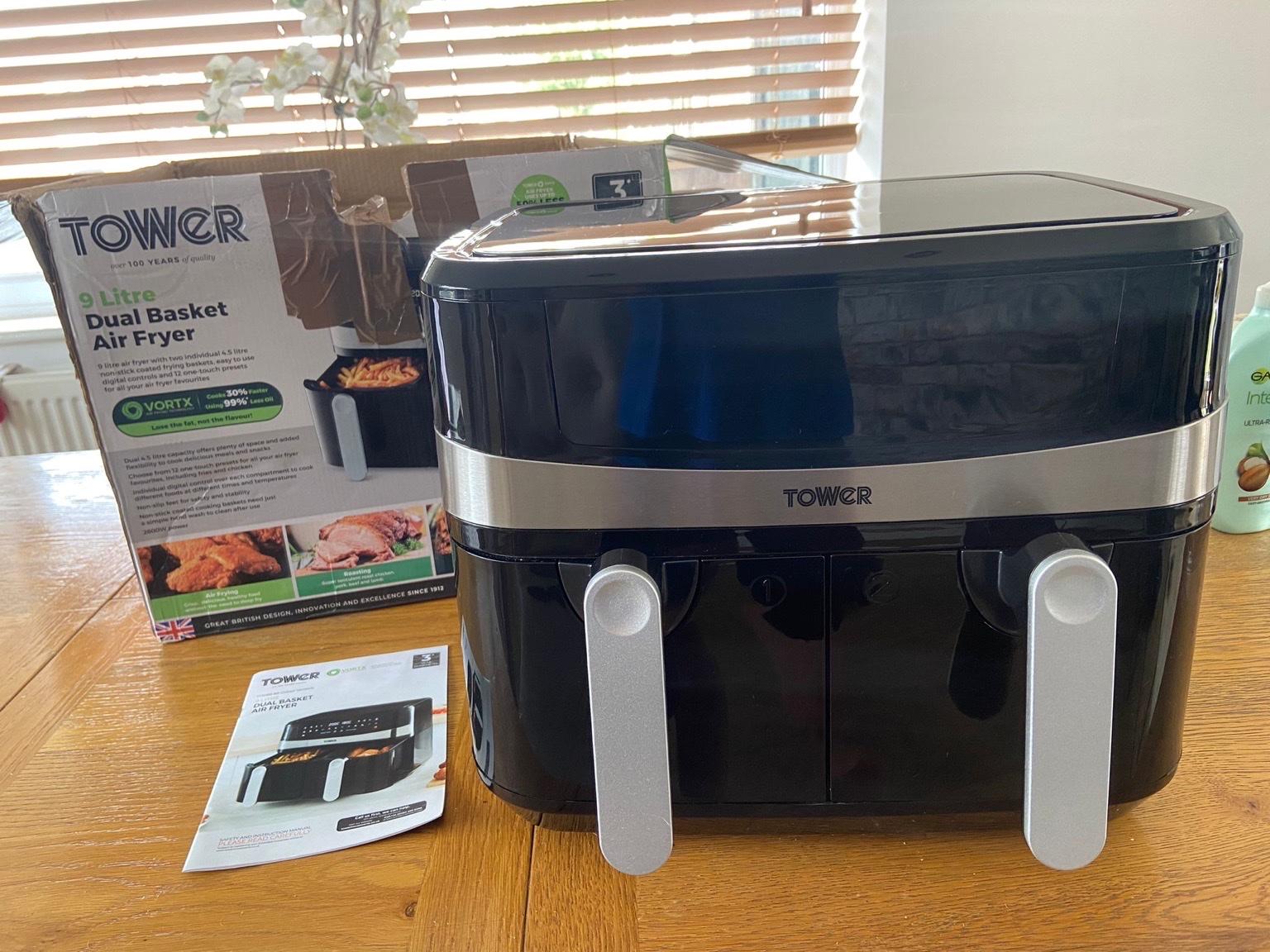 TOWER VORTX 9L DUAL BASKET AIR FRYER RRP £120 In WN5 Wigan For £75.00 ...