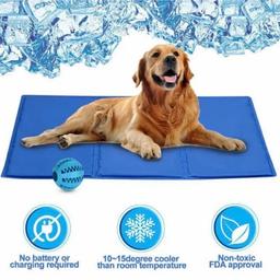 Brand new cooling mat  purchased for medium size spaniel  size says XXL size as above don’t know how big they are supposed to be but I wouldn’t say it looks like a XXL my dog won’t lay on it  he’s not good with change 😂