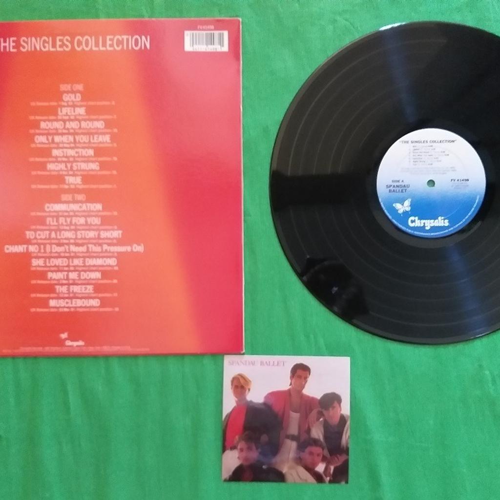 The Singles Collection
1985 prima stampa USA
completo della cartolina

 #spandauballet #	#Electronic #Pop
#Synthpop #Ballad