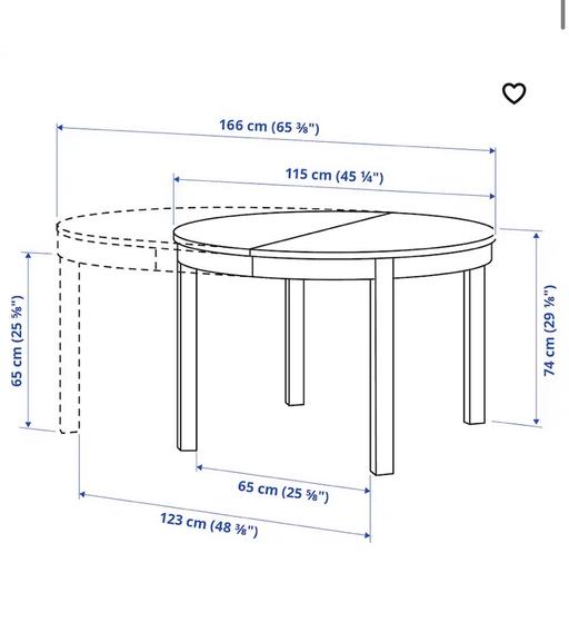 Buy & Sell North West London Harrow - Photos for Ikea BJURSTA extendable table, oak veneer