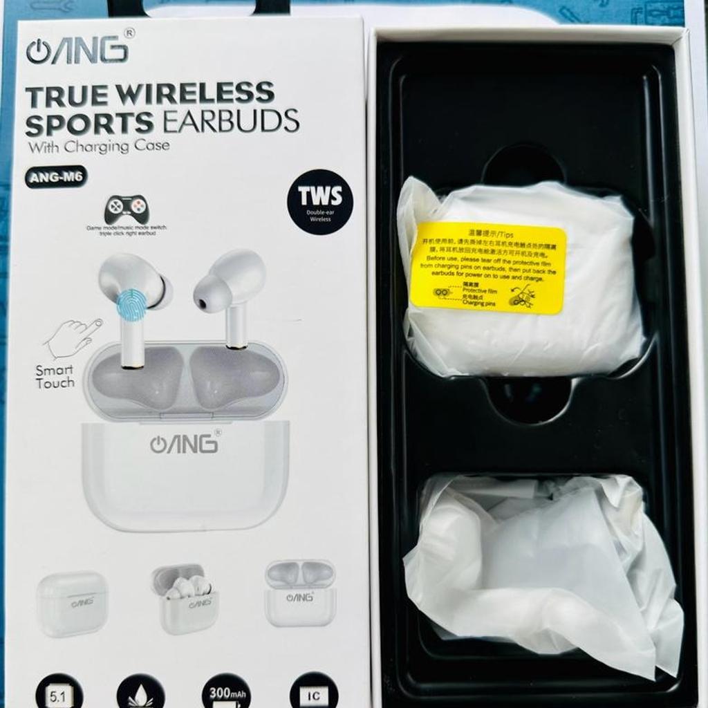 True Wireless Sports EarPods Earbuds TWS ANG M6 Good Sound Quality Headset for iOS and Android

ANG M6 Hi-resolution stereo headphones.

TWS wireless sports earbuds with compact charging case.

Easily charged with any standard iPhone USB cable.

Compatible with Android and iPhone.

NO POSTAGE AVAILABLE, ONLY COLLECTION!

Any Questions....!!!!
***
Please Feel Free To Contact us @
0208 - 523 0698
10:30 am to 7:00 pm (Monday - Friday)
11:00 am to 5:30 pm (Saturday)

Mobilix Fone Lab Chingford
67 Chingford Mount Road,
Chingford , London E4 8LU