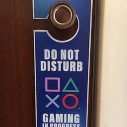 PS - Wooden Sign - Do not disturb, Gaming in progress - PlayStation official licensed product

Collection or postage

PayPal - Bank Transfer - Shpock wallet

Any questions please ask. Thanks