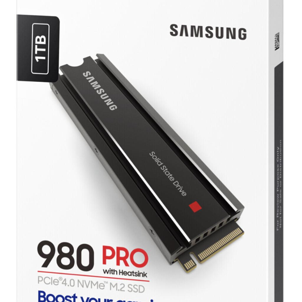 Verkaufe: Samsung SSD 980 Pro 1TB Heatsink
PCIe 4.0 NVMe M2
PS5 Kompatibel!

Zustand: Neu und ungeöffnet.

Privatverkauf.
Gebe keine Garantie, keine Gewährleistung und biete keine Rücknahme!