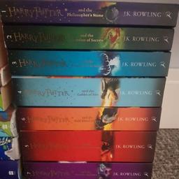 Harry potter book collection for sale 3 pounds each or full lot for £21.00
collection from Dewsbury
contact me 07850345272