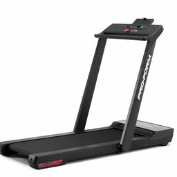 Brand New ProForm Motorised Folding Treadmill City L6 Electric Fold Flat Running Machine

RRP:£999

A brand new, ex-display item (never used) with some imperfections/damage to the packaging.

Collection only from NG10 5AD

Product Description:
The ProForm City L6 Fold Flat treadmill provides a 45cm x 120cm (18” x 47”) running area and features a 2.0hp motor that delivers a maximum speed of 14kph (8.7mph). With a super-compact footprint and a fold flat feature, the City L6 is suitable for those who have limited space and want to be able to fold the treadmill fully flat and conveniently store it under a bed or inside a cupboard. Control your workout with the QuickSpeed® keys and track your progress on the 5” high-contrast LCD screen. Experience personal training in the comfort of your home and discover online studio classes and trainer-led workouts with iFit (30-day Free iFit trial included).