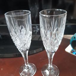 Very heavy cut glass lead crystal glases.
Ex cond.
fy3 layton to collect