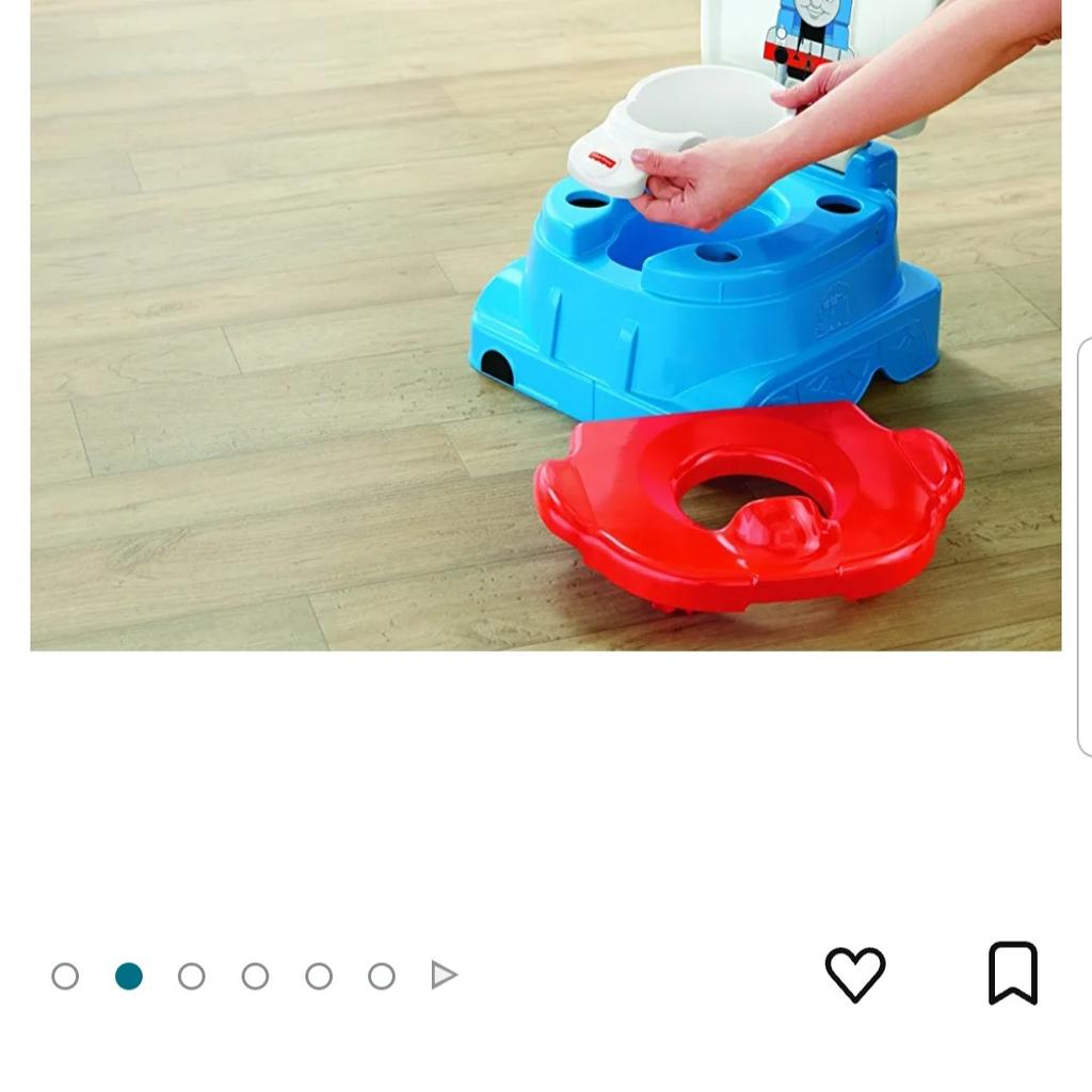 BRAND NEW

Fun train sounds and a tune encourage and reward success

Adpats with your child from potty seat, to potty ring and stepstool

Bowl removes for easy cleaning

Built-in splashguard for boys

Potty ring fits most toilet seats

Handles help children feel secure

Sturdy step stool holds up to 200 lbs. (90 kg)

Requires 1 x AA battery