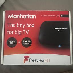 Manhattan free view box HD T1 brand new. Never been used.