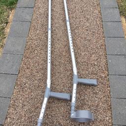 Hi I have for sale a pair of Coopers crutches in excellent used condition, fully height adjustable