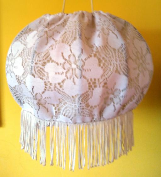 Buy & Sell West London Hillingdon - Photos for Vintage lace and fabric light shade