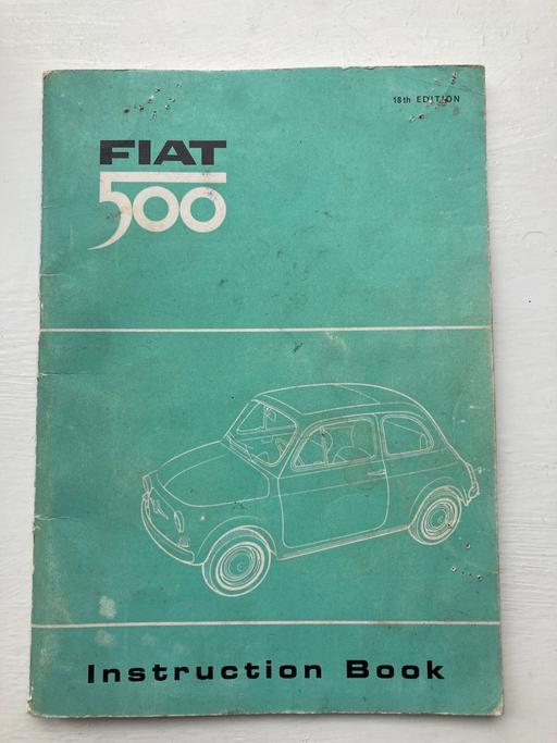 Vehicles West Yorkshire Leeds - Photos for 1965 Original FIAT 500 Instruction Book. 18th