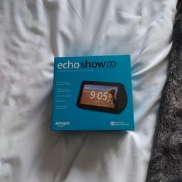 Brand new Amazon Echo Show 5
new and sealed. currently on Amazon for upwards of £60. Selling mine for £40. 

Collection or I can post using Royal Mail Tracked and Signed for.