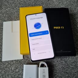 Xiaomi Poco F3 5G 6GB 128GB White Unlocked Dual SIM Boxed + Case, Under Warranty * Collect Leeds LS17

Spec obtained online:
Storage & RAM
6GB+128GB,
LPDDR5 RAM + UFS 3.1 storage
Dimensions
Height: 163.7mm
Width: 76.4mm
Thickness: 7.8mm
Weight: 196g

Bargain at £150 No Offers
Can be posted for extra, no personal deliveries

Additional case listed for £3