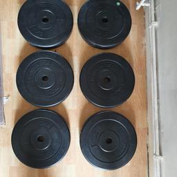 weight plates 6 x 10 kg