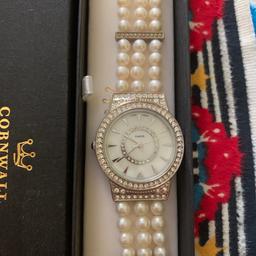 Cornish Pearl watch for sale. It has been sized to 7.5inch and there are no extra links. It’s a beautiful watch and I’ve only worn it a couple of times.