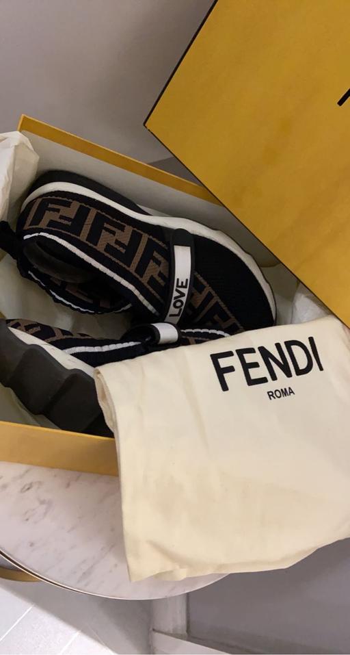 Buy & Sell West Yorkshire Bradford - Photos for Fendi black fabric sneakers