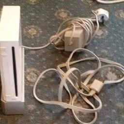 Nintendo Wii
Very good condition, well looked after

2nd pic is to show remotes and wheels available, but not included in this sale, can sell separately 