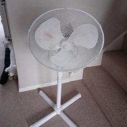 Electric Fan with 3 speed, rotates 220-240 Watts. Collection only
