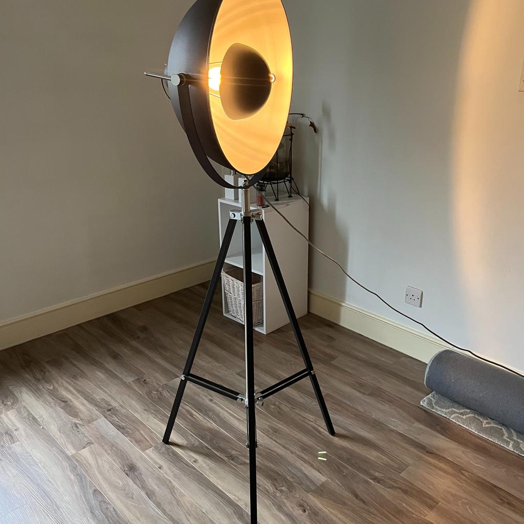 MADE Chicago Tripod Floor Lamp (Black) in N16 London for £60.00 for