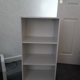 white storage/shelving Unit
collection only