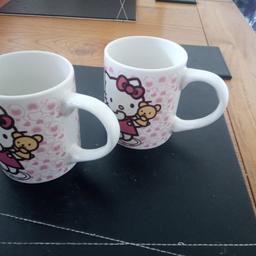 2 hello kitty mugs. collection Great Barr