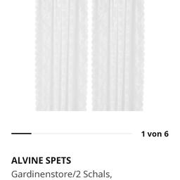Alvine Spets von Ikea
Maße 145cm 300cm
Neupreis 19.99 Euro 
Abzugeben um 15 Euro